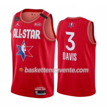 Maillot Basket Los Angeles Lakers Anthony Davis 3 2020 All-Star Jordan Brand Rouge Swingman - Homme